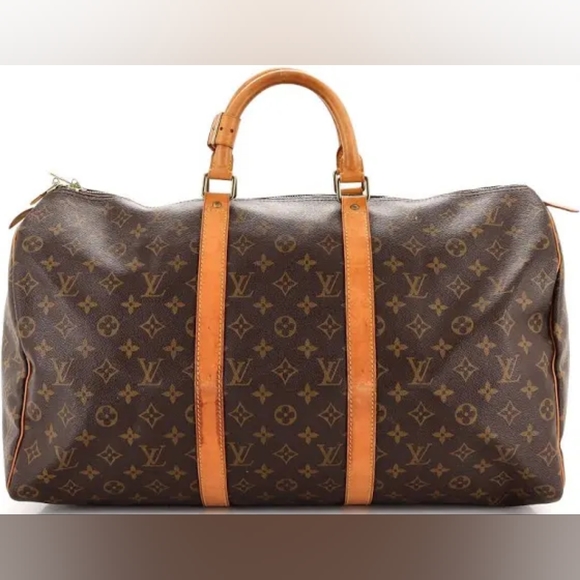 Vintage 1995 Louis Vuitton Keepall Bandouliere 50 - Picture 2 of 16